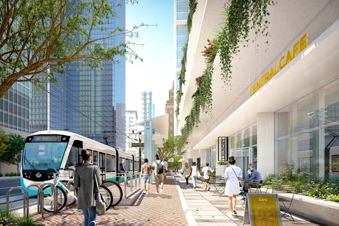Central Station Street Edge View