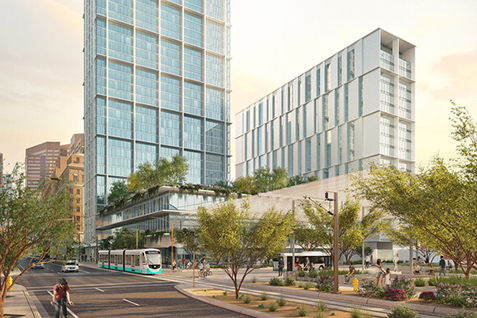 exterior of buildings
